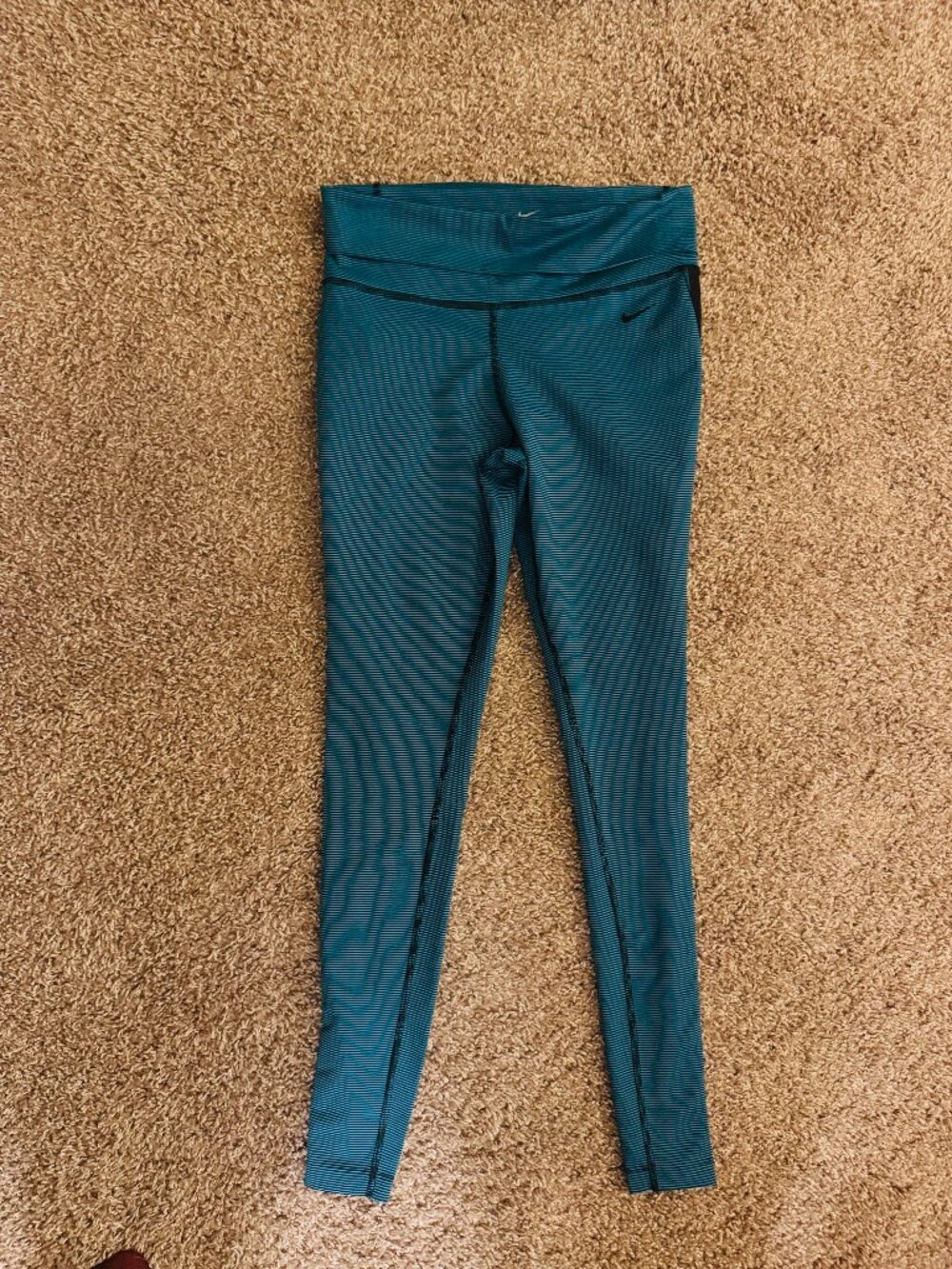 Nike DriFit Teal High-Waist Leggings
